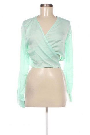 Дамска блуза Jennyfer, Размер L, Цвят Зелен, Цена 4,65 лв.
