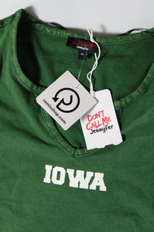 Γυναικεία μπλούζα Jennyfer, Μέγεθος XS, Χρώμα Πράσινο, Τιμή 4,47 €
