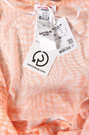 Γυναικεία μπλούζα Jennyfer, Μέγεθος XS, Χρώμα Πορτοκαλί, Τιμή 5,43 €