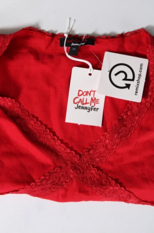 Γυναικεία μπλούζα Jennyfer, Μέγεθος XS, Χρώμα Κόκκινο, Τιμή 4,79 €
