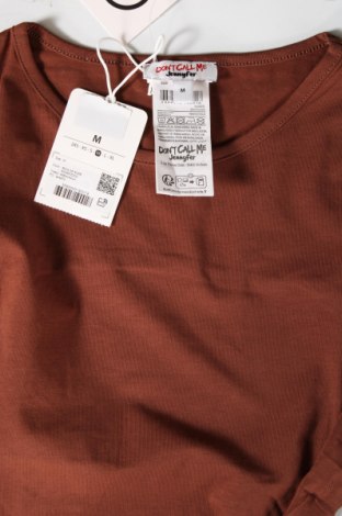 Γυναικεία μπλούζα Jennyfer, Μέγεθος M, Χρώμα Καφέ, Τιμή 3,52 €