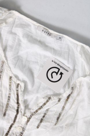 Γυναικεία μπλούζα Kaffe, Μέγεθος S, Χρώμα Λευκό, Τιμή 5,89 €