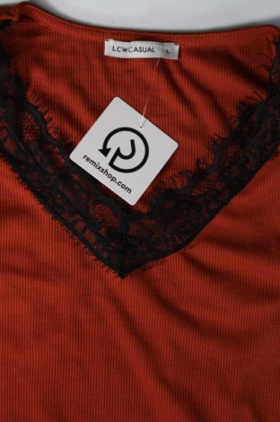 Дамска блуза LC Waikiki, Размер L, Цвят Оранжев, Цена 7,92 лв.