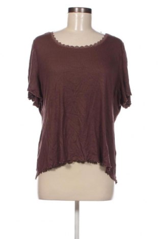 Дамска блуза Lindex, Размер XL, Цвят Кафяв, Цена 14,26 лв.