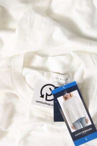 Γυναικεία μπλούζα Lucky Brand, Μέγεθος L, Χρώμα Λευκό, Τιμή 6,68 €
