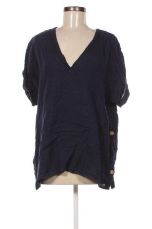 Γυναικεία μπλούζα Made In Italy, Μέγεθος XXL, Χρώμα Μπλέ, Τιμή 15,98 €