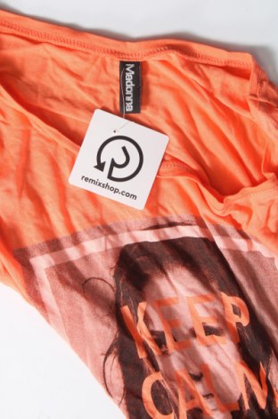 Γυναικεία μπλούζα Madonna, Μέγεθος L, Χρώμα Πορτοκαλί, Τιμή 2,35 €