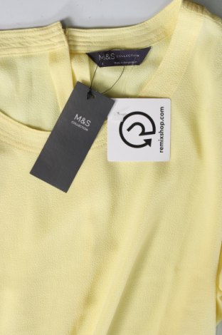 Дамска блуза Marks & Spencer, Размер S, Цвят Жълт, Цена 54,00 лв.