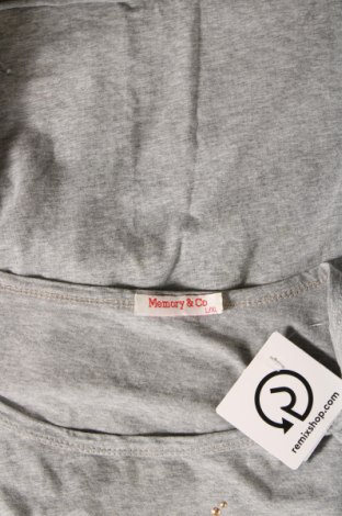 Damen Shirt Memory & Co., Größe L, Farbe Grau, Preis 9,62 €