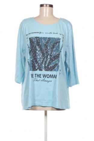 Γυναικεία μπλούζα Mia Moda, Μέγεθος XXL, Χρώμα Μπλέ, Τιμή 24,05 €