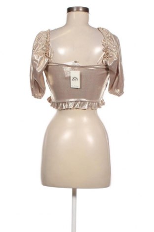 Γυναικεία μπλούζα Miss Selfridge, Μέγεθος S, Χρώμα Χρυσαφί, Τιμή 4,18 €