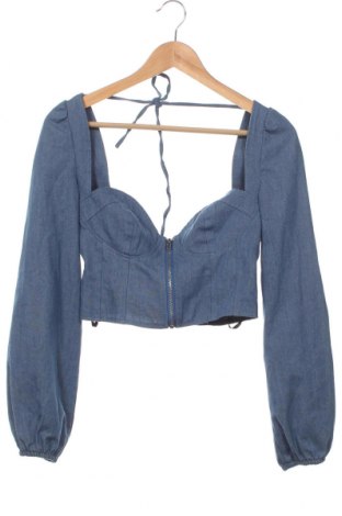 Γυναικεία μπλούζα Missguided, Μέγεθος S, Χρώμα Μπλέ, Τιμή 5,77 €