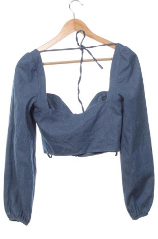 Дамска блуза Missguided, Размер S, Цвят Син, Цена 18,82 лв.
