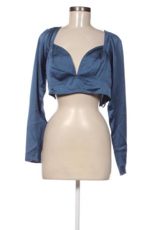 Γυναικεία μπλούζα Missguided, Μέγεθος L, Χρώμα Μπλέ, Τιμή 5,43 €