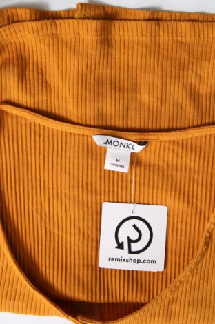 Γυναικεία μπλούζα Monki, Μέγεθος M, Χρώμα Κίτρινο, Τιμή 4,80 €