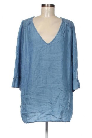 Γυναικεία μπλούζα Ms Mode, Μέγεθος 3XL, Χρώμα Μπλέ, Τιμή 11,51 €
