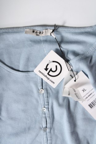 Γυναικεία μπλούζα NA-KD, Μέγεθος XL, Χρώμα Μπλέ, Τιμή 5,57 €