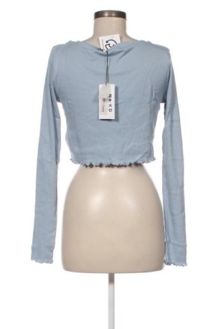 Дамска блуза NA-KD, Размер XL, Цвят Син, Цена 14,40 лв.
