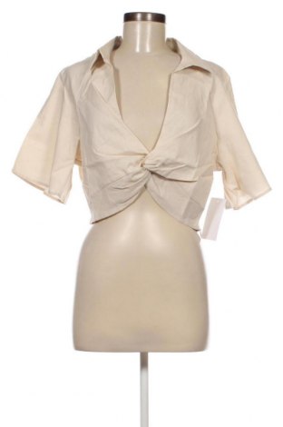 Γυναικεία μπλούζα NA-KD, Μέγεθος XL, Χρώμα  Μπέζ, Τιμή 5,57 €