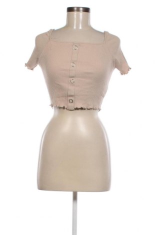 Γυναικεία μπλούζα NA-KD, Μέγεθος M, Χρώμα  Μπέζ, Τιμή 3,86 €