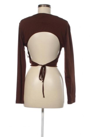 Дамска блуза Nly Trend, Размер XL, Цвят Кафяв, Цена 8,68 лв.