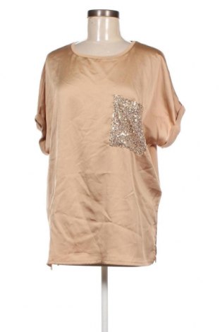 Γυναικεία μπλούζα Oltre, Μέγεθος XL, Χρώμα  Μπέζ, Τιμή 29,97 €