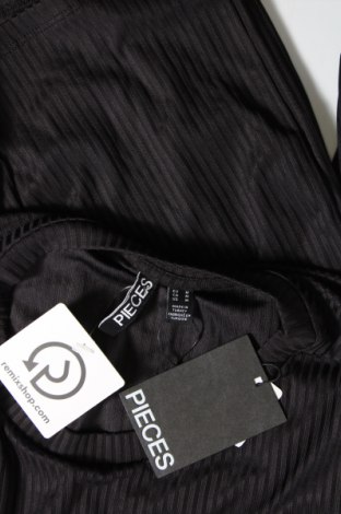 Γυναικεία μπλούζα Pieces, Μέγεθος M, Χρώμα Μαύρο, Τιμή 5,98 €