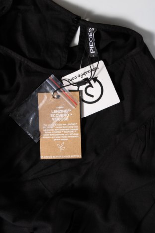 Γυναικεία μπλούζα Pieces, Μέγεθος S, Χρώμα Μαύρο, Τιμή 4,95 €