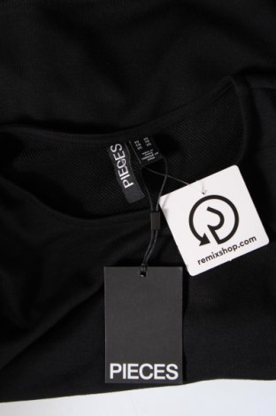 Γυναικεία μπλούζα Pieces, Μέγεθος XS, Χρώμα Μαύρο, Τιμή 3,09 €