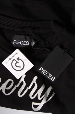 Γυναικεία μπλούζα Pieces, Μέγεθος L, Χρώμα Μαύρο, Τιμή 5,16 €