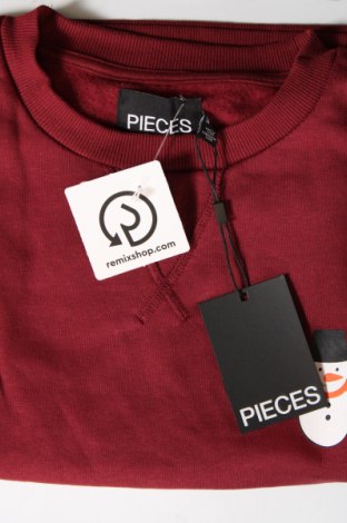 Γυναικεία μπλούζα Pieces, Μέγεθος M, Χρώμα Κόκκινο, Τιμή 3,09 €