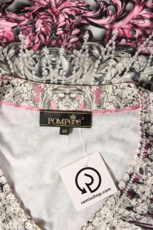 Γυναικεία μπλούζα Pompoos Design By Harald Gloockler, Μέγεθος L, Χρώμα Πολύχρωμο, Τιμή 21,03 €