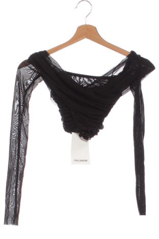 Γυναικεία μπλούζα Pull&Bear, Μέγεθος S, Χρώμα Μαύρο, Τιμή 6,71 €