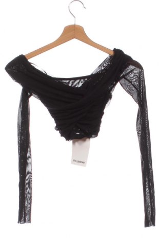 Γυναικεία μπλούζα Pull&Bear, Μέγεθος S, Χρώμα Μαύρο, Τιμή 6,71 €