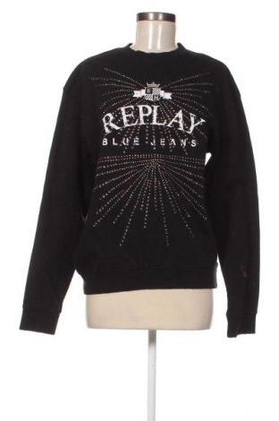 Γυναικεία μπλούζα Replay, Μέγεθος XS, Χρώμα Μαύρο, Τιμή 46,39 €