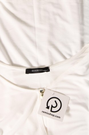 Дамска блуза Reserved, Размер L, Цвят Бял, Цена 18,82 лв.