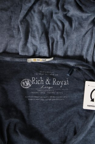 Дамска блуза Rich & Royal, Размер L, Цвят Син, Цена 16,32 лв.