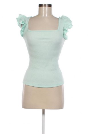 Дамска блуза SHEIN, Размер XS, Цвят Зелен, Цена 10,83 лв.