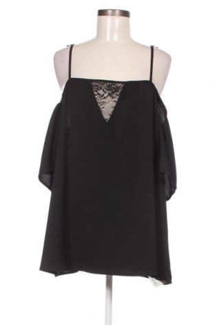 Дамска блуза SHEIN, Размер XXL, Цвят Черен, Цена 10,26 лв.