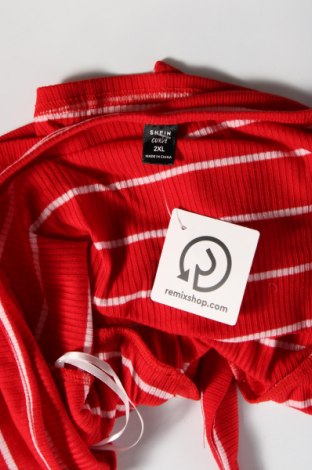 Γυναικεία μπλούζα SHEIN, Μέγεθος XXL, Χρώμα Κόκκινο, Τιμή 4,47 €