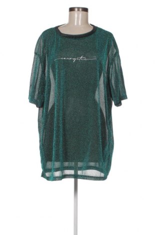 Γυναικεία μπλούζα SHEIN, Μέγεθος 4XL, Χρώμα Πράσινο, Τιμή 6,35 €