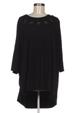 Γυναικεία μπλούζα Selection By Ulla Popken, Μέγεθος 3XL, Χρώμα Μαύρο, Τιμή 26,72 €