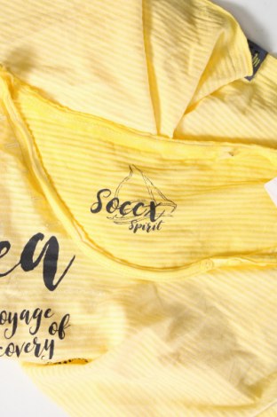 Дамска блуза Soccx, Размер S, Цвят Жълт, Цена 14,28 лв.