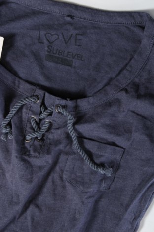 Γυναικεία μπλούζα Sublevel, Μέγεθος S, Χρώμα Μπλέ, Τιμή 2,35 €