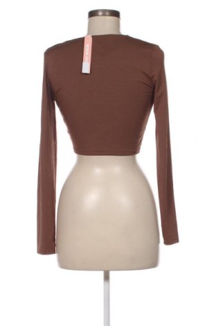 Γυναικεία μπλούζα Tally Weijl, Μέγεθος L, Χρώμα Καφέ, Τιμή 3,20 €