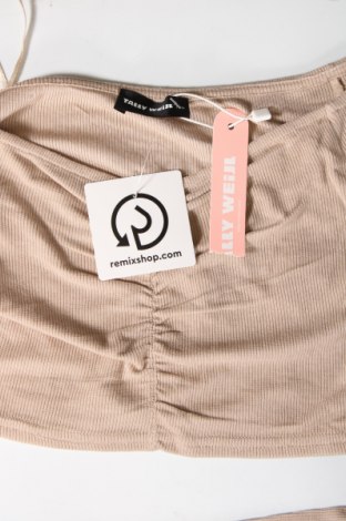 Damen Shirt Tally Weijl, Größe S, Farbe Beige, Preis 3,99 €