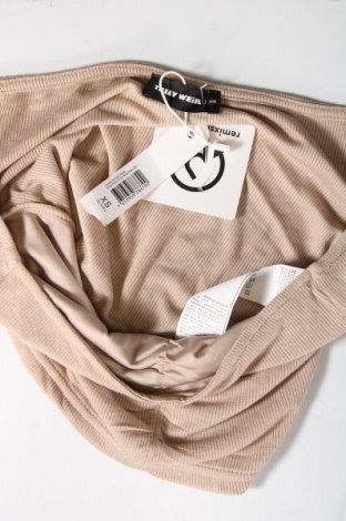 Γυναικεία μπλούζα Tally Weijl, Μέγεθος XS, Χρώμα  Μπέζ, Τιμή 2,40 €