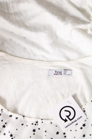 Damen Shirt Things We Love, Größe M, Farbe Weiß, Preis € 4,23