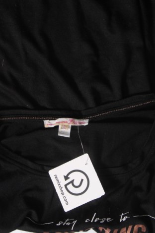 Γυναικεία μπλούζα Tom Tailor, Μέγεθος L, Χρώμα Μαύρο, Τιμή 22,90 €
