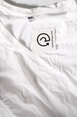 Γυναικεία μπλούζα Uniqlo, Μέγεθος L, Χρώμα Λευκό, Τιμή 14,85 €